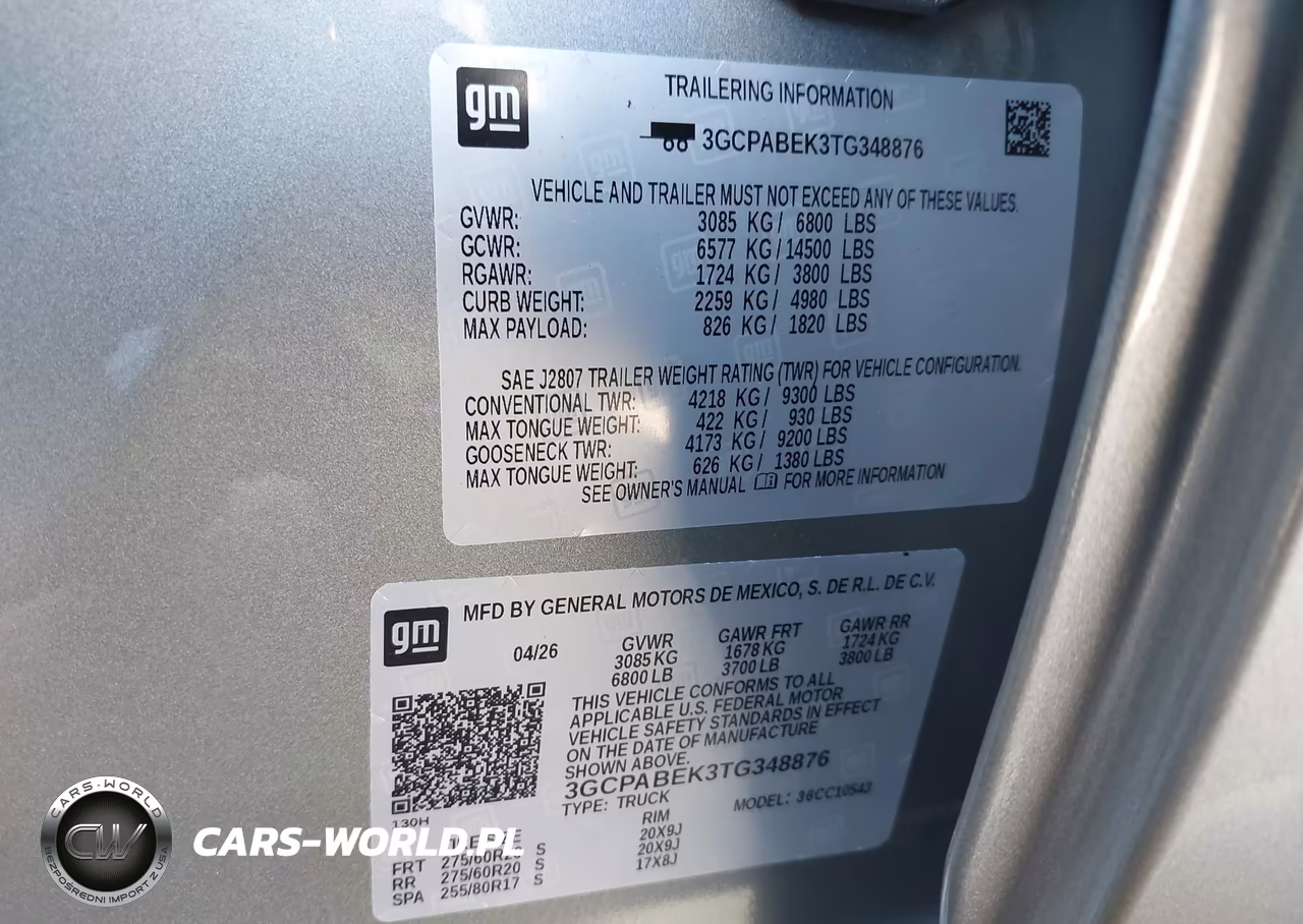 2026 Chevrolet Silverado 1500 2Wd Short Bed Custom VIN:3GCPABEK3TG348876 - 9