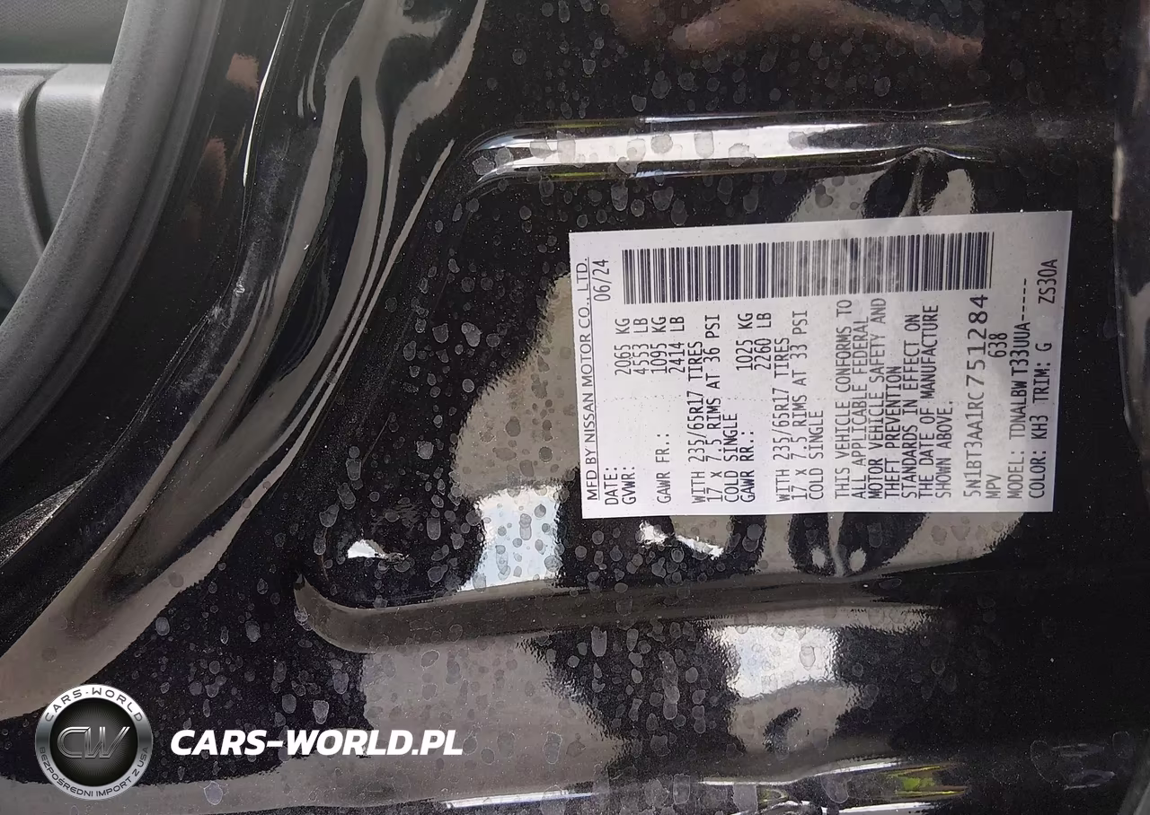2024 Nissan Rogue S Fwd VIN:5N1BT3AA1RC751284 - 9