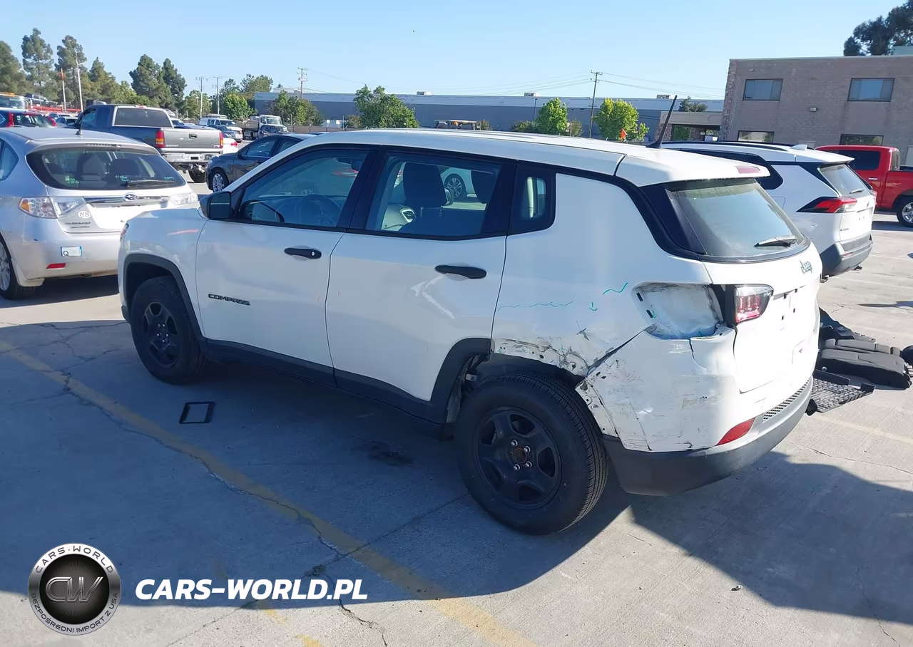 2018 Jeep Compass Sport Fwd VIN:3C4NJCABXJT233179 - 3