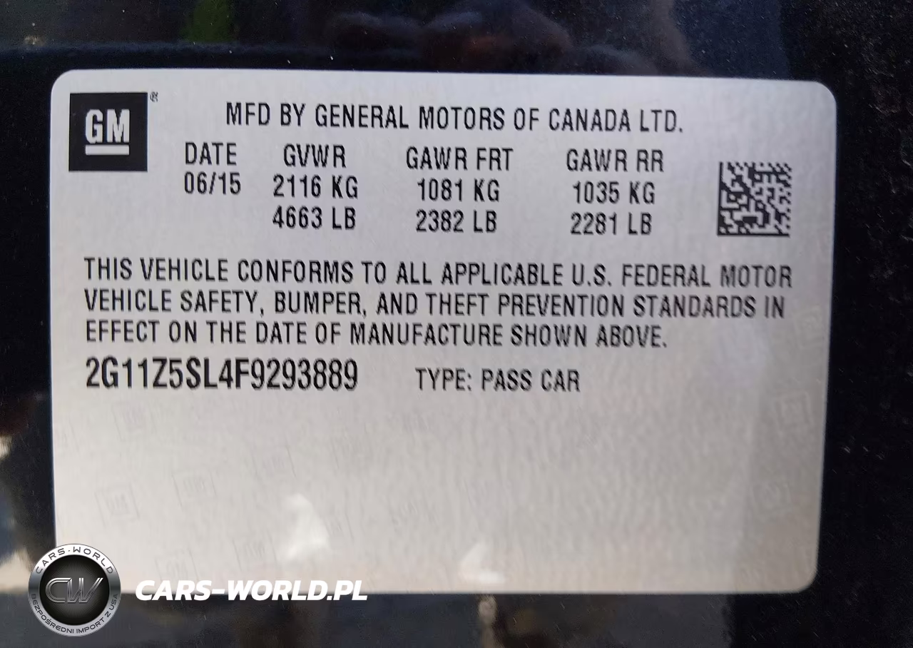 2015 Chevrolet Impala Ls VIN:2G11Z5SL4F9293889 - 9