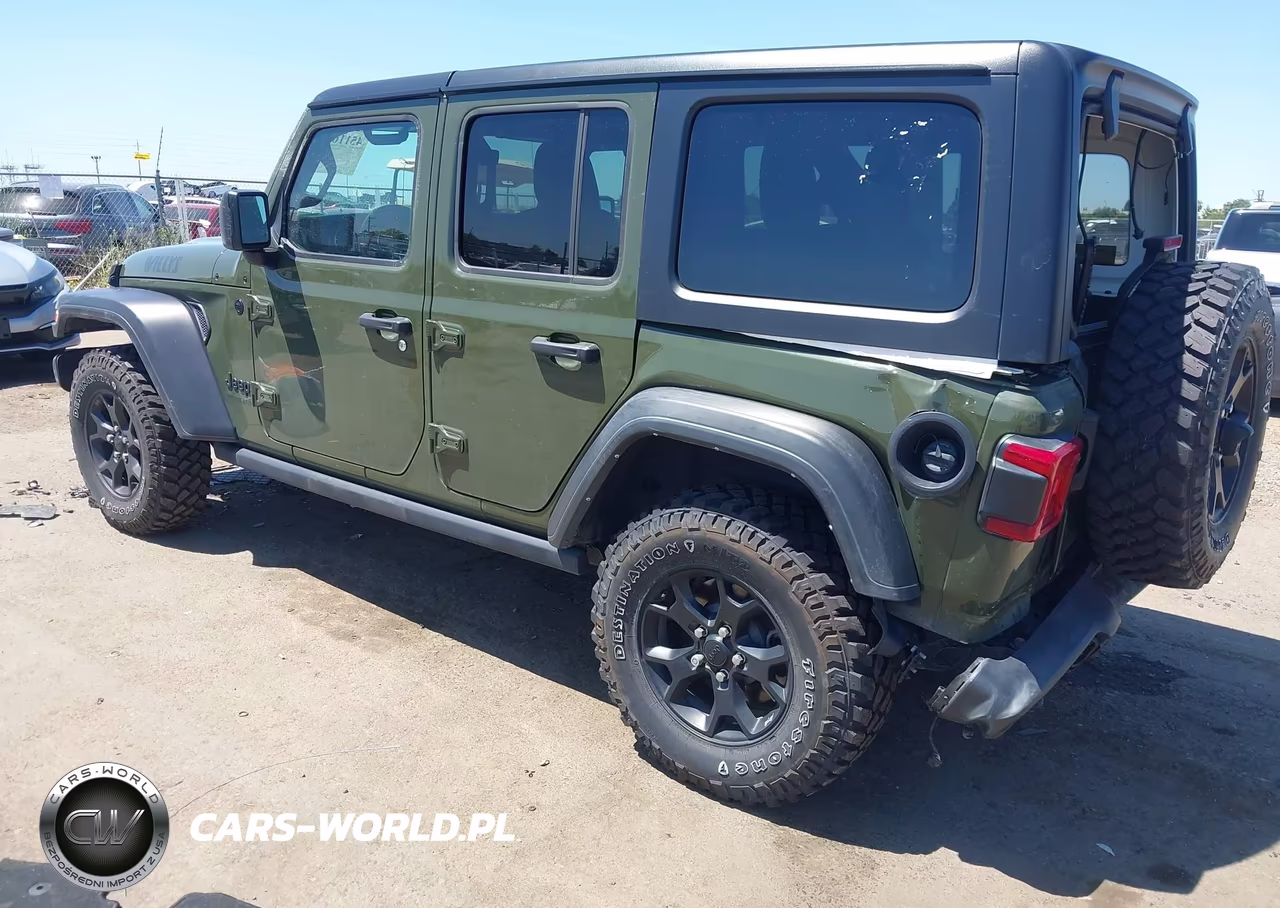 2021 Jeep Wrangler Unlimited Willys 4X4 VIN:1C4HJXDN7MW801378 - 3