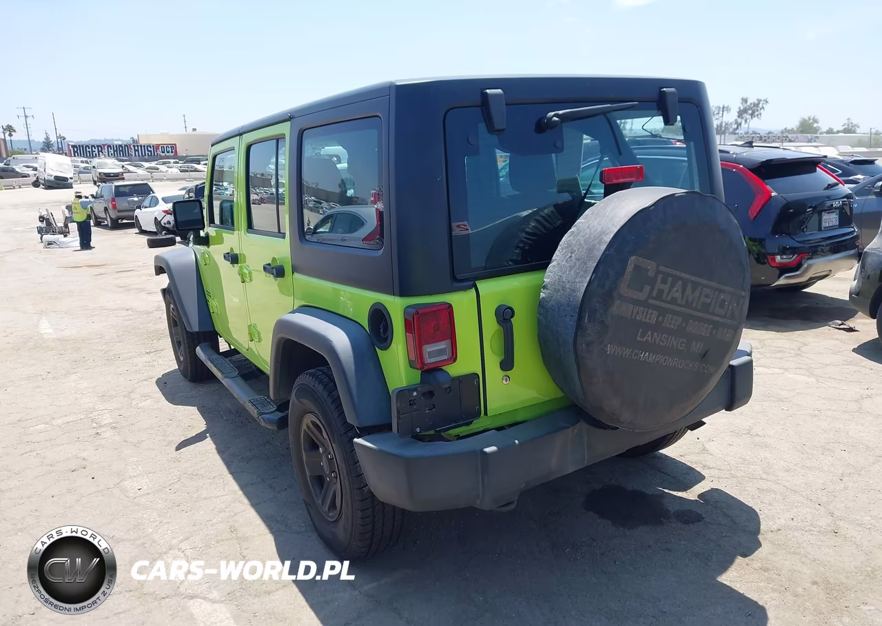2017 Jeep Wrangler Unlimited Sport 4X4 VIN:1C4BJWDG9HL510566 - 3