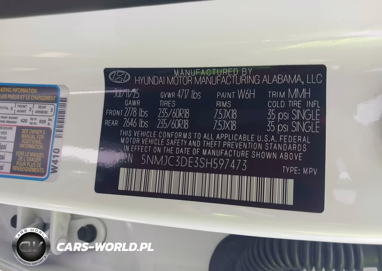 2025 Hyundai Tucson Sel Convenience VIN:5NMJC3DE3SH597473 - 9
