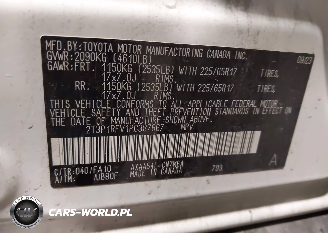 2023 Toyota Rav4 Xle VIN:2T3P1RFV1PC387667 - 19