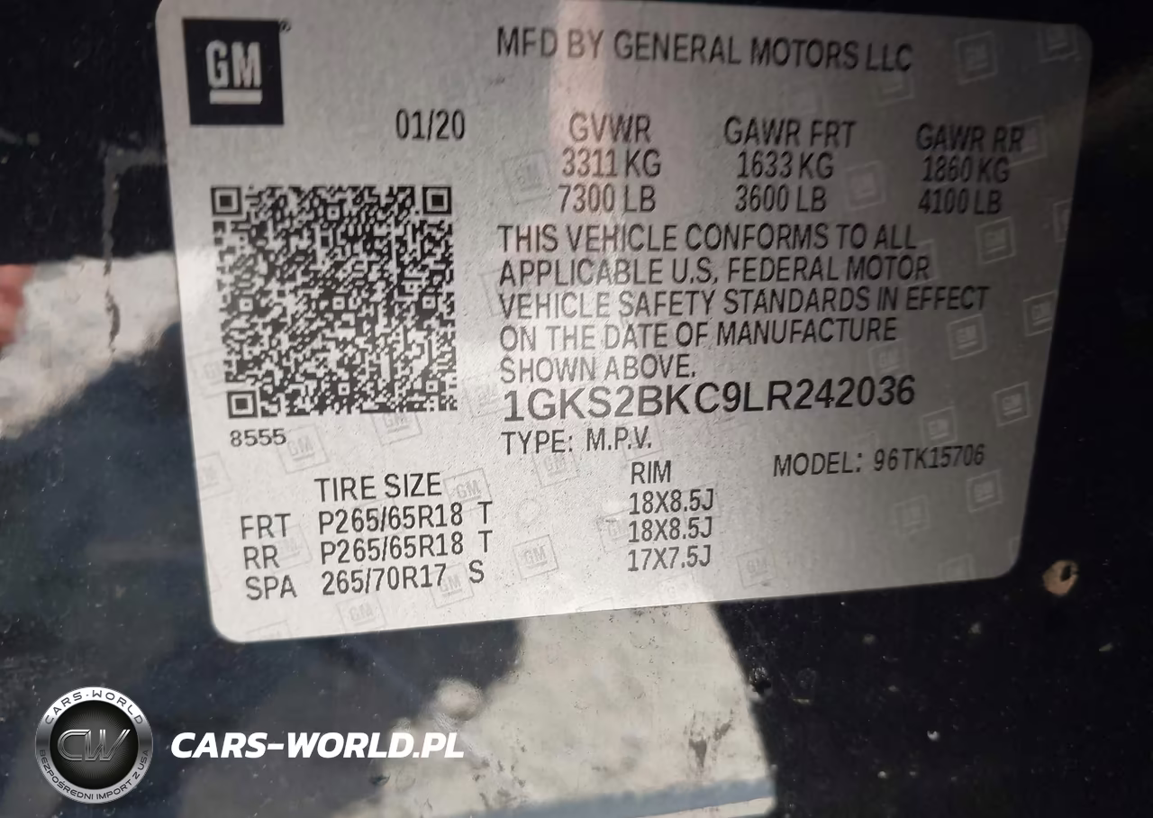 2020 GMC Yukon 4Wd Slt VIN:1GKS2BKC9LR242036 - 9