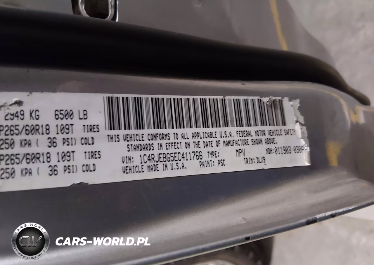 2014 Jeep Grand Cherokee Limited VIN:1C4RJEBG5EC411766 - 9