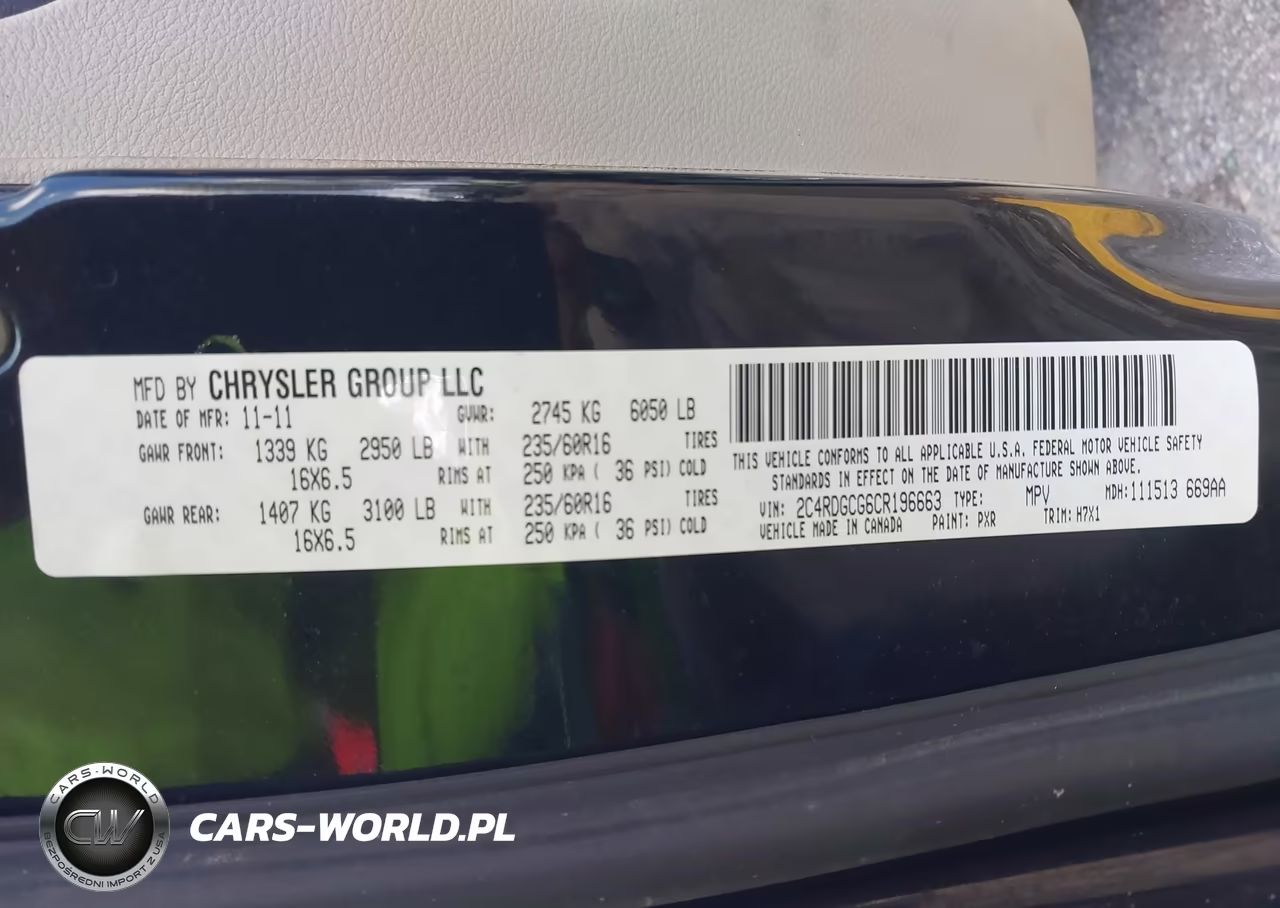 2012 Dodge Grand Caravan Sxt VIN:2C4RDGCG6CR196663 - 9