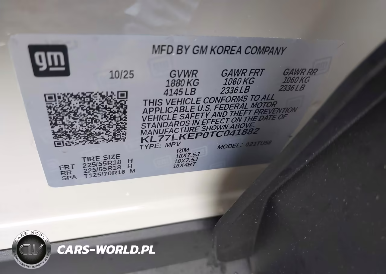 2026 Chevrolet Trax Fwd Activ VIN:KL77LKEP0TC041882 - 9