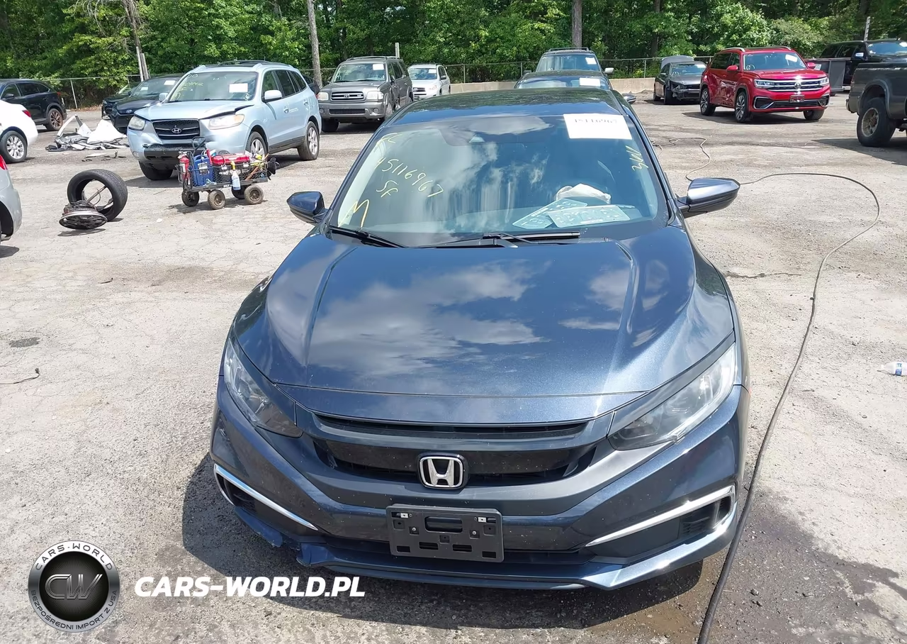 2019 Honda Civic Lx VIN:19XFC2F6XKE039276 - 12