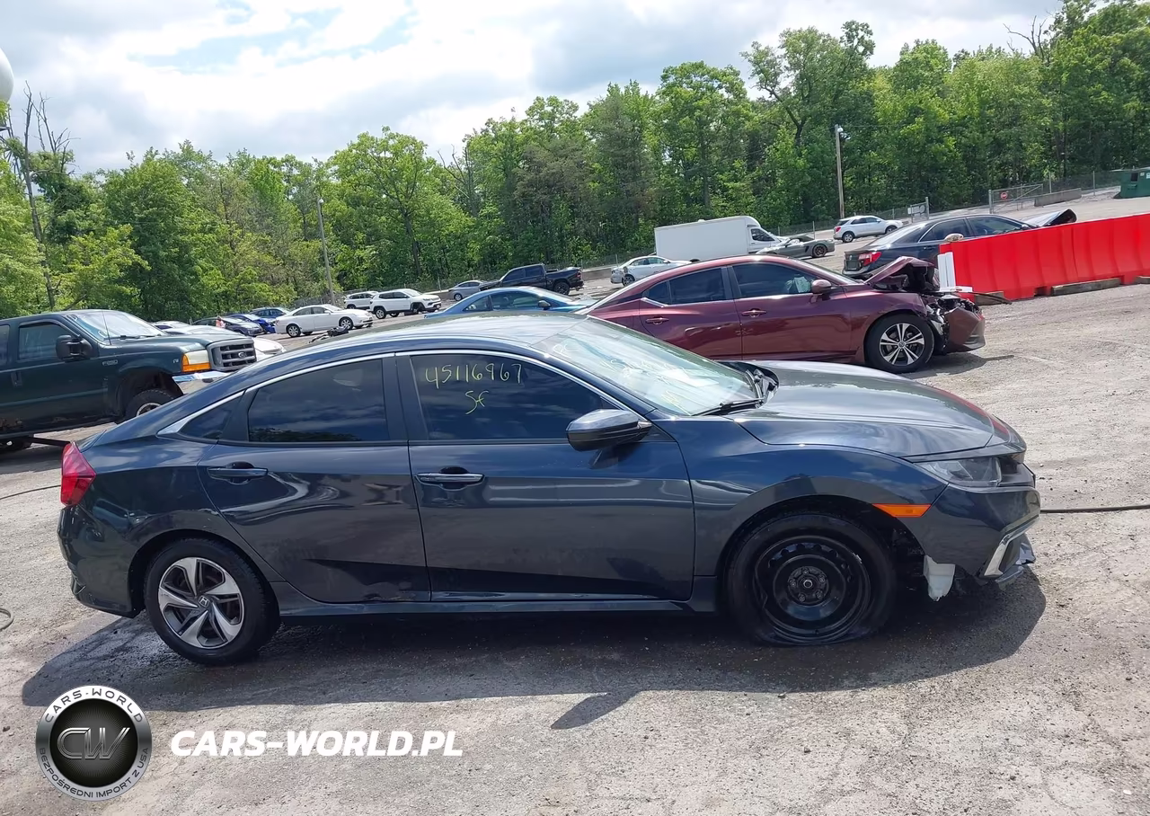 2019 Honda Civic Lx VIN:19XFC2F6XKE039276 - 13