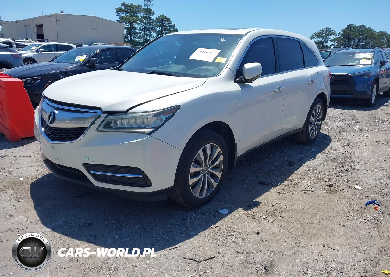 2015 Acura Mdx Technology Package VIN:5FRYD3H49FB010907 - 2