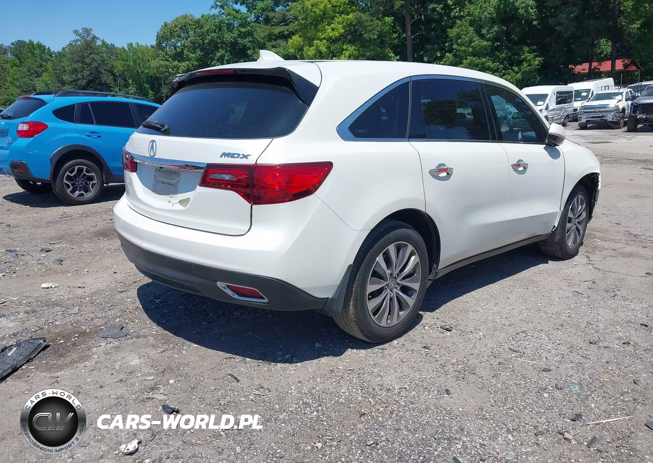 2015 Acura Mdx Technology Package VIN:5FRYD3H49FB010907 - 4