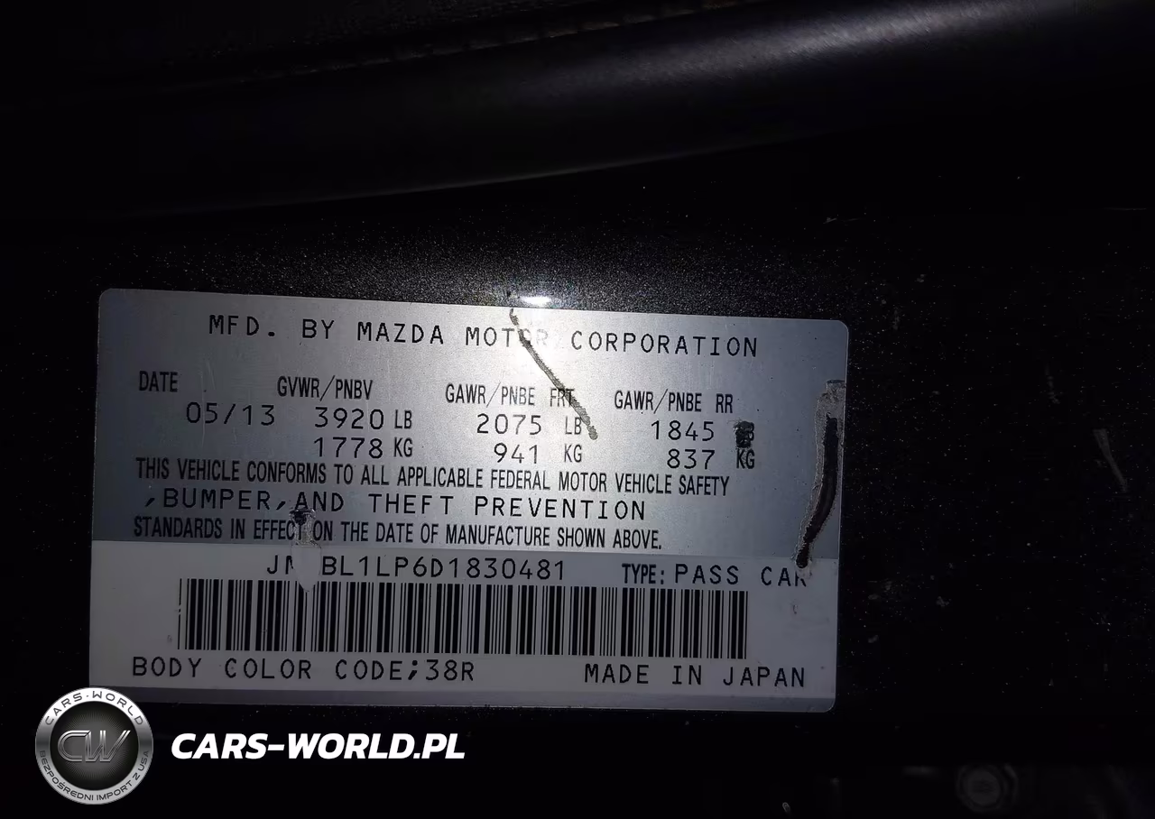 2013 Mazda Mazda3 I Touring VIN:JM1BL1LP6D1830481 - 9