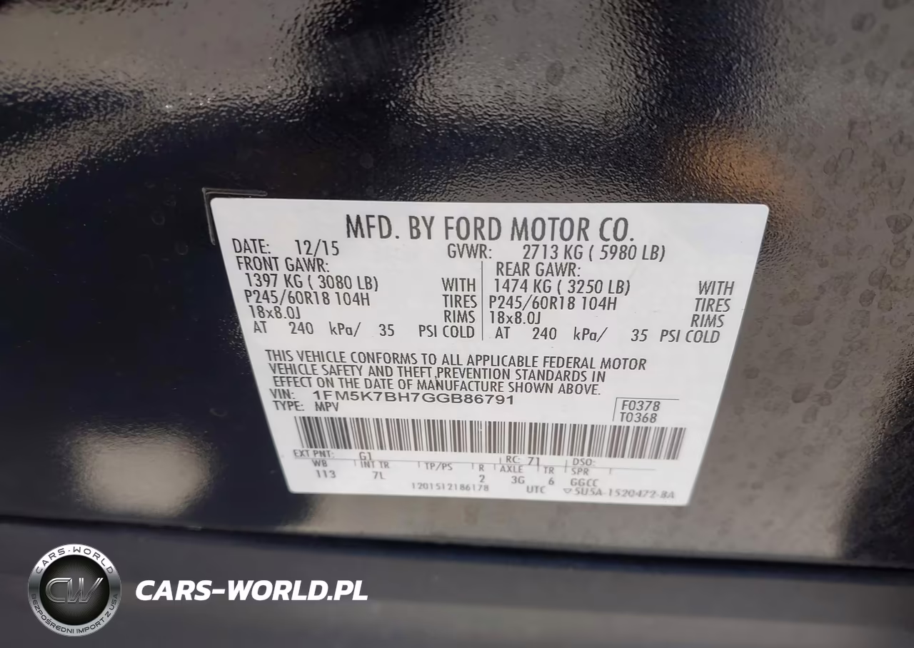 2016 Ford Explorer VIN:1FM5K7BH7GGB86791 - 9