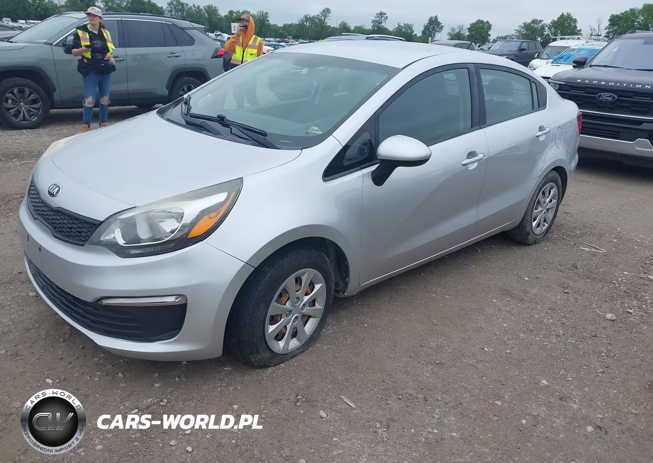 2016 Kia Rio Lx VIN:KNADM4A35G6586334 - 2