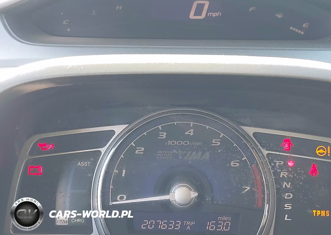 2010 Honda Civic Hybrid VIN:JHMFA3F21AS007450 - 7