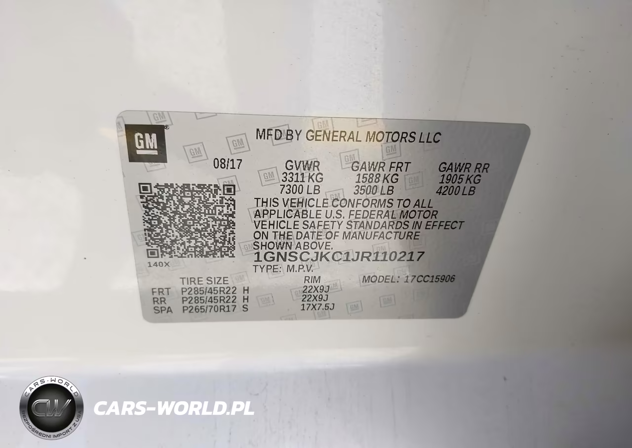 2018 Chevrolet Suburban Premier VIN:1GNSCJKC1JR110217 - 9