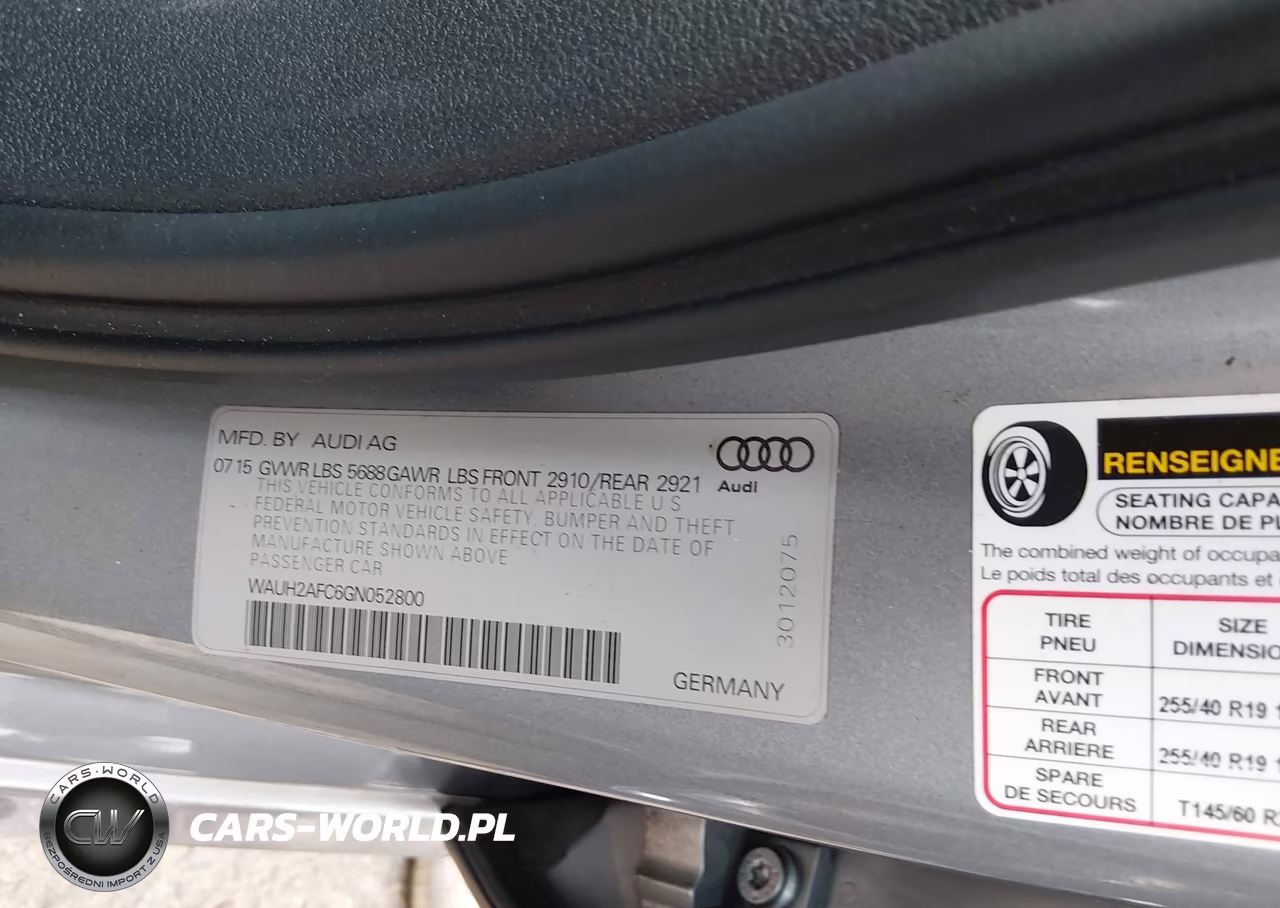 2016 Audi S6 4.0T Premium Plus VIN:WAUH2AFC6GN052800 - 9