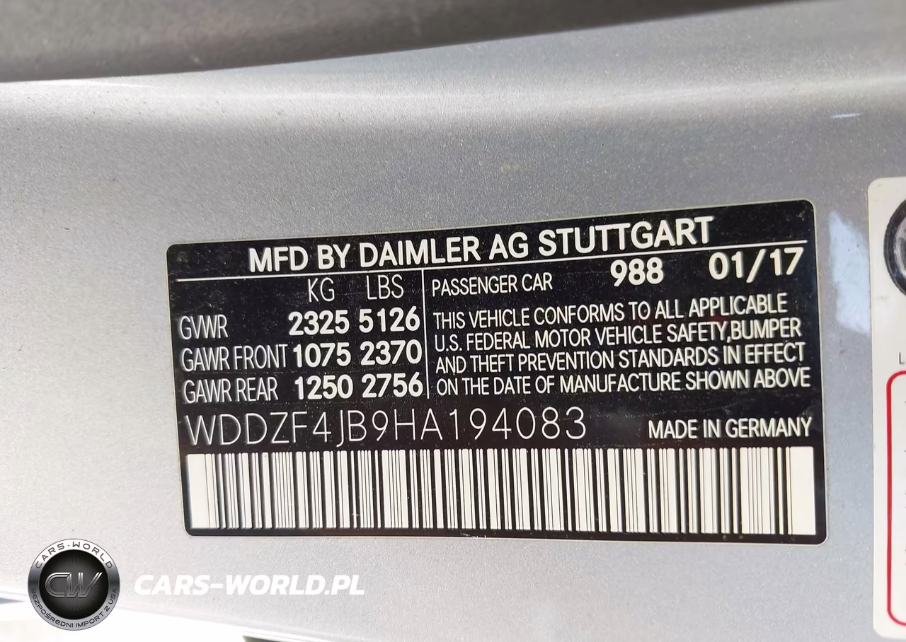 2017 Mercedes-Benz E 300 VIN:WDDZF4JB9HA194083 - 9