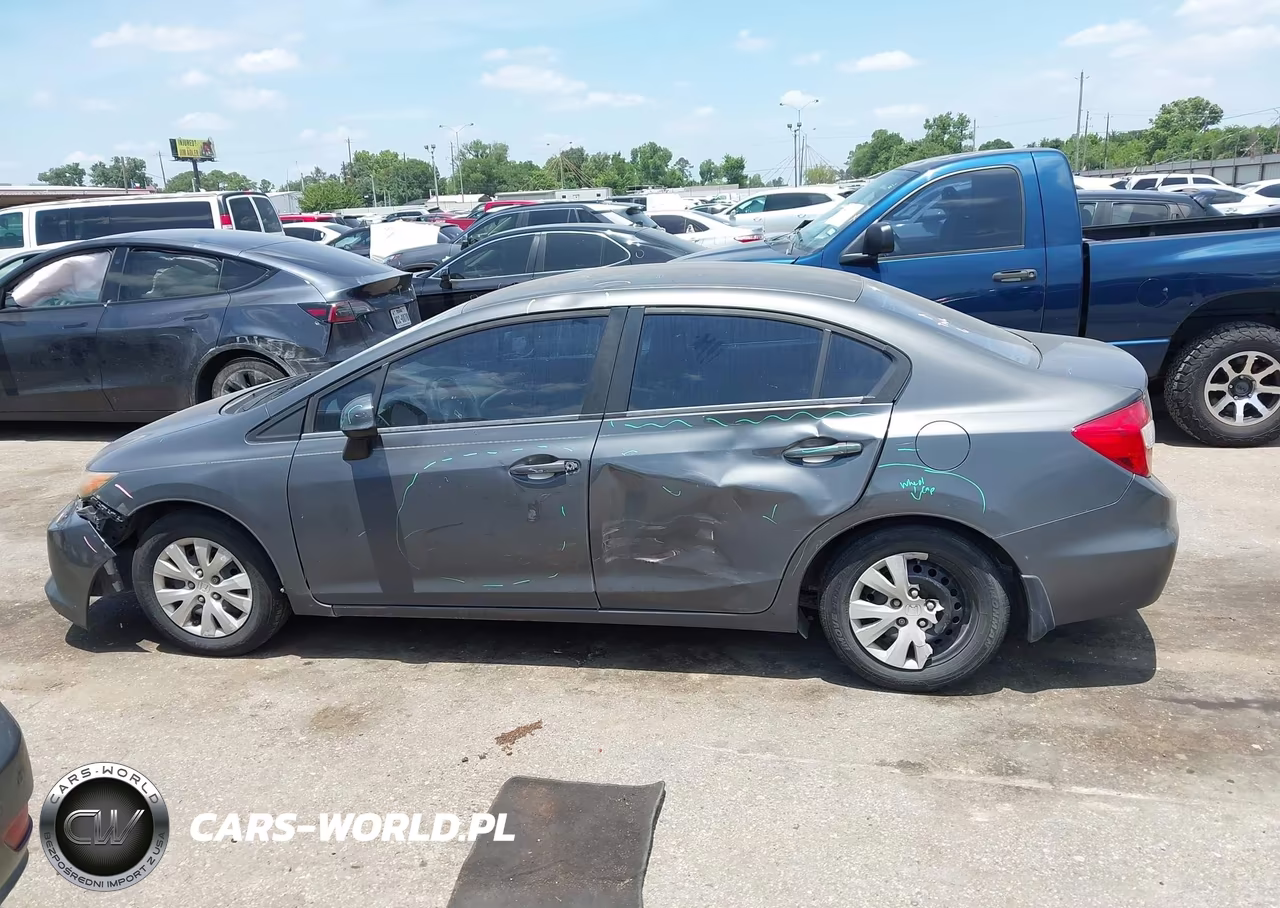 2012 Honda Civic Lx VIN:2HGFB2F55CH561525 - 14
