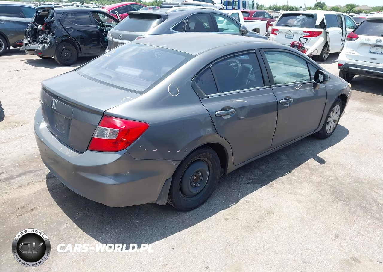2012 Honda Civic Lx VIN:2HGFB2F55CH561525 - 4