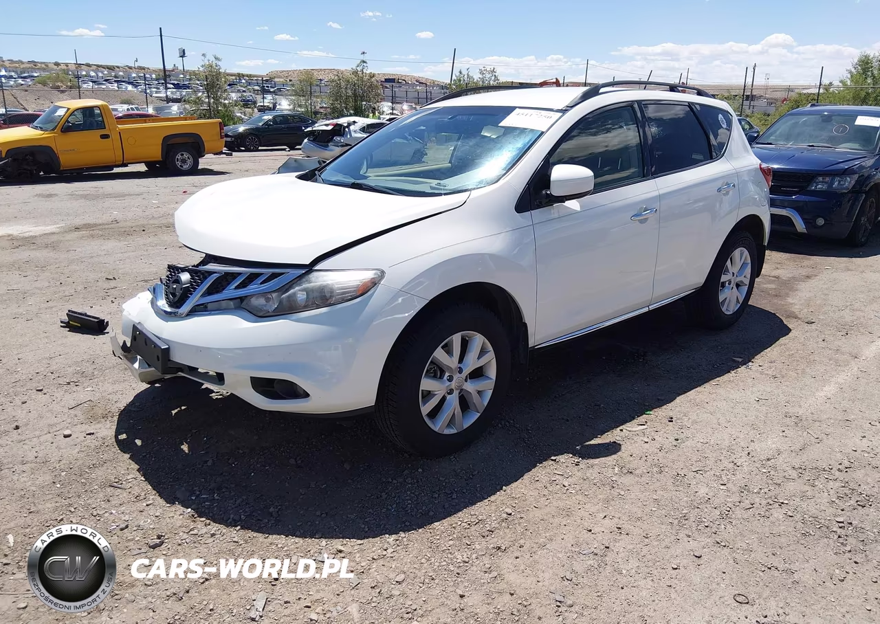 2014 Nissan Murano Sv VIN:JN8AZ1MU1EW418279 - 2