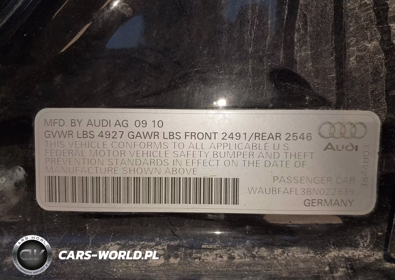 2011 Audi A4 2.0T Premium VIN:WAUBFAFL3BN022639 - 9
