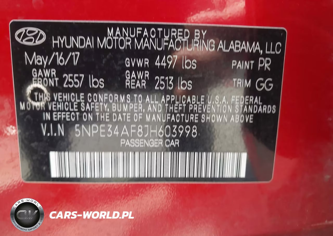 2018 Hyundai Sonata Sel VIN:5NPE34AF8JH603998 - 9