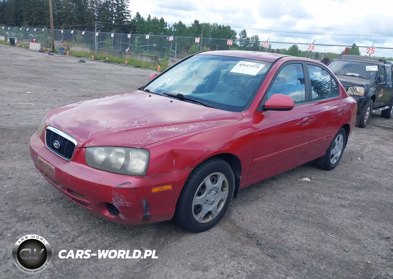 2003 Hyundai Elantra Gls-Gt VIN:KMHDN45D13U706019 - 2