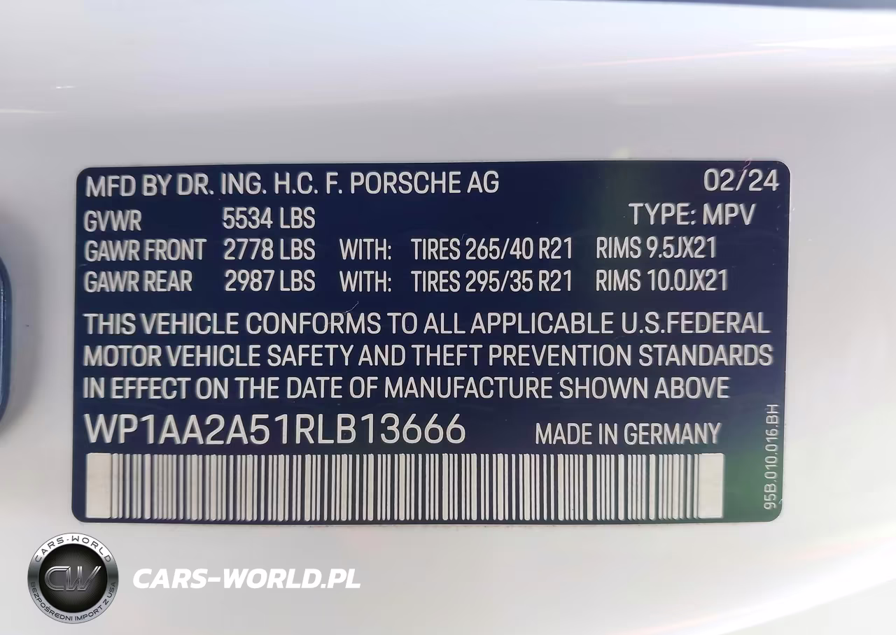 2024 Porsche Macan T VIN:WP1AA2A51RLB13666 - 9