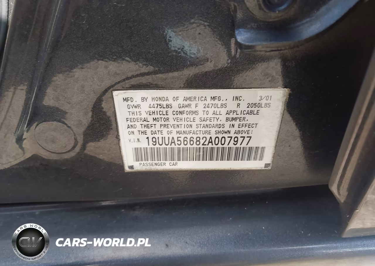 2002 Acura Tl 3.2 VIN:19UUA56682A007977 - 9