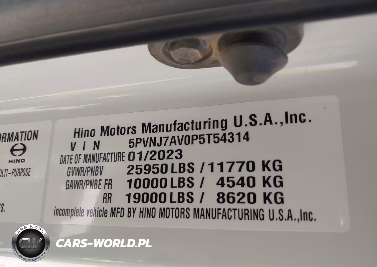2023 Hino Hino L6 VIN:5PVNJ7AV0P5T54314 - 8