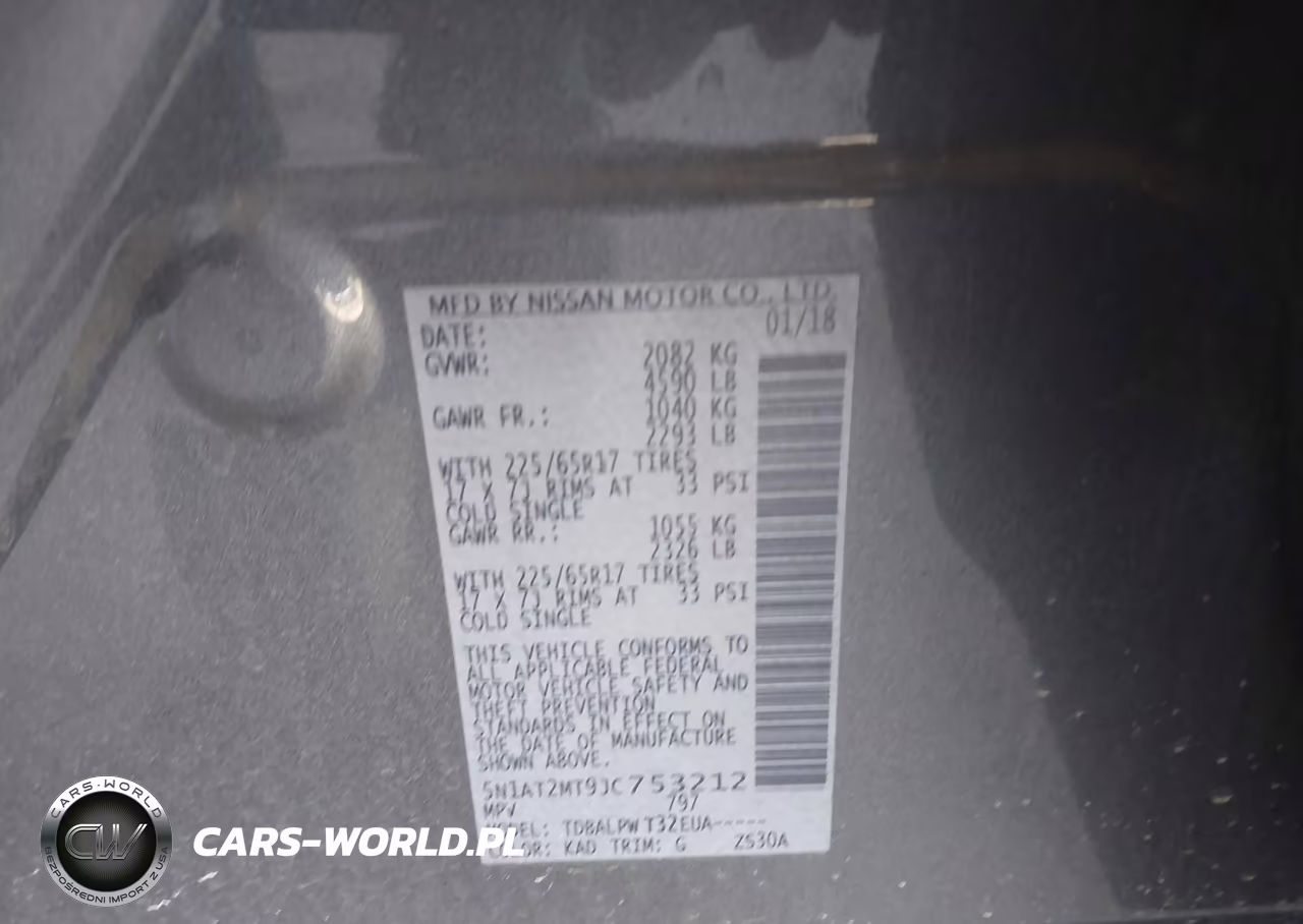 2018 Nissan Rogue S VIN:5N1AT2MT9JC753212 - 9