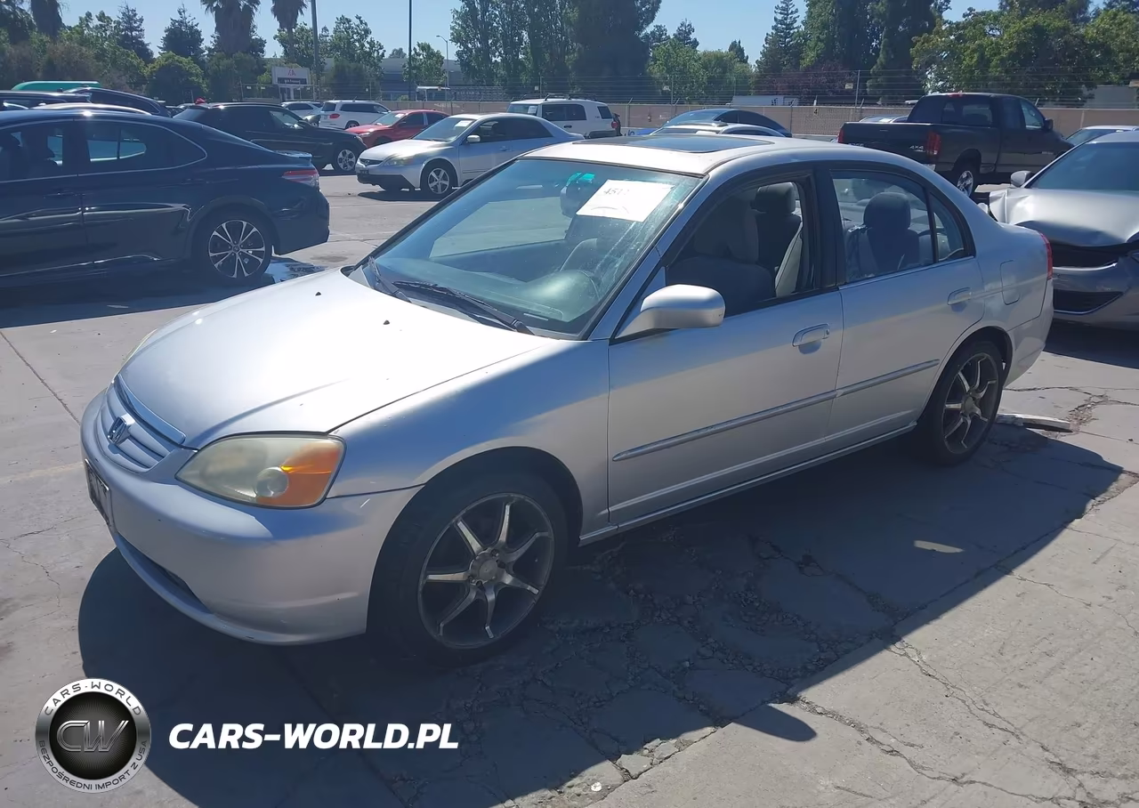 2003 Honda Civic Ex VIN:2HGES26733H524499 - 2