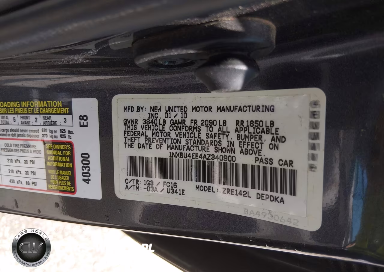 2010 Toyota Corolla Le VIN:1NXBU4EE4AZ340900 - 9
