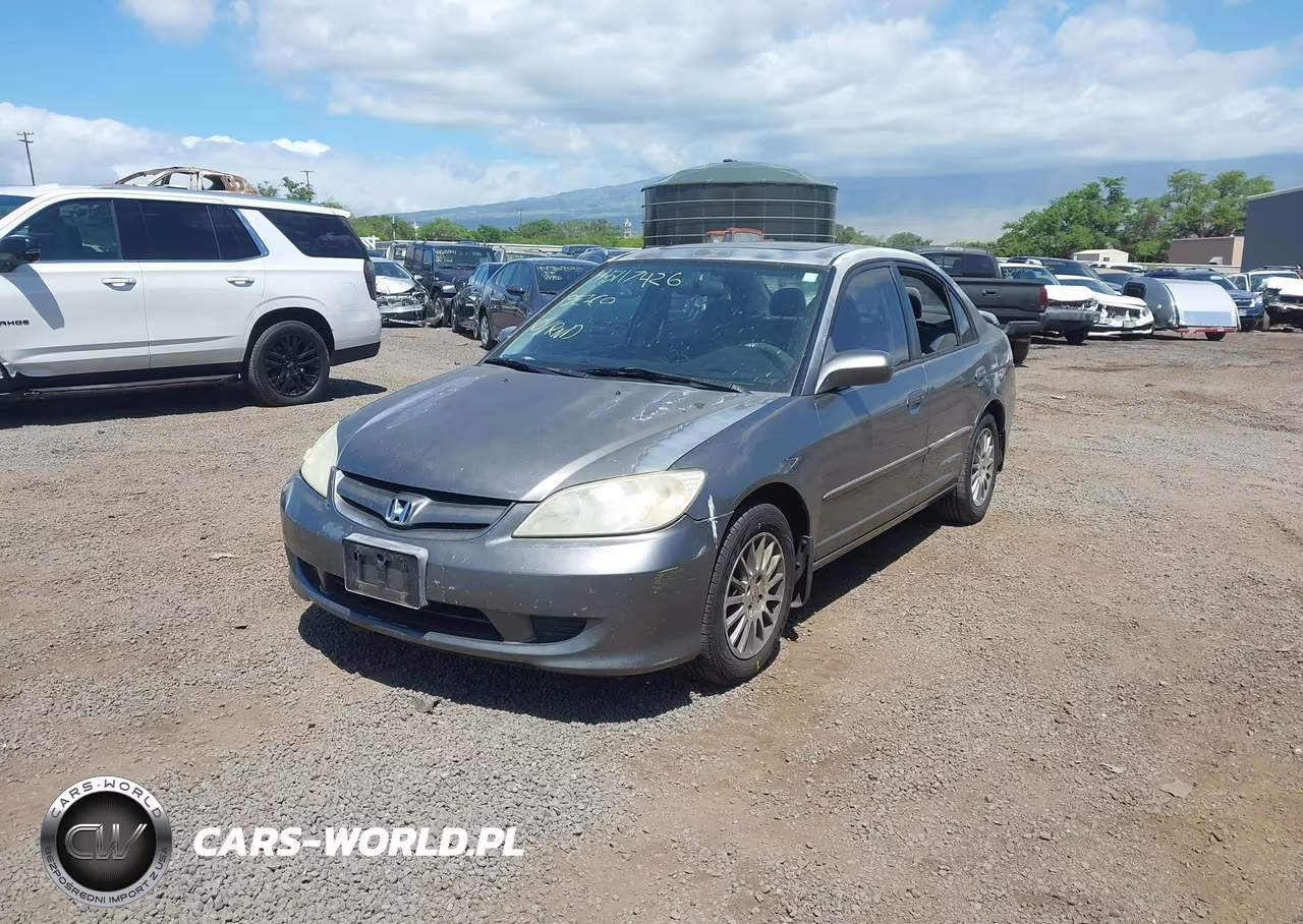 2005 Honda Civic Ex VIN:2HGES267X5H592883 - 2