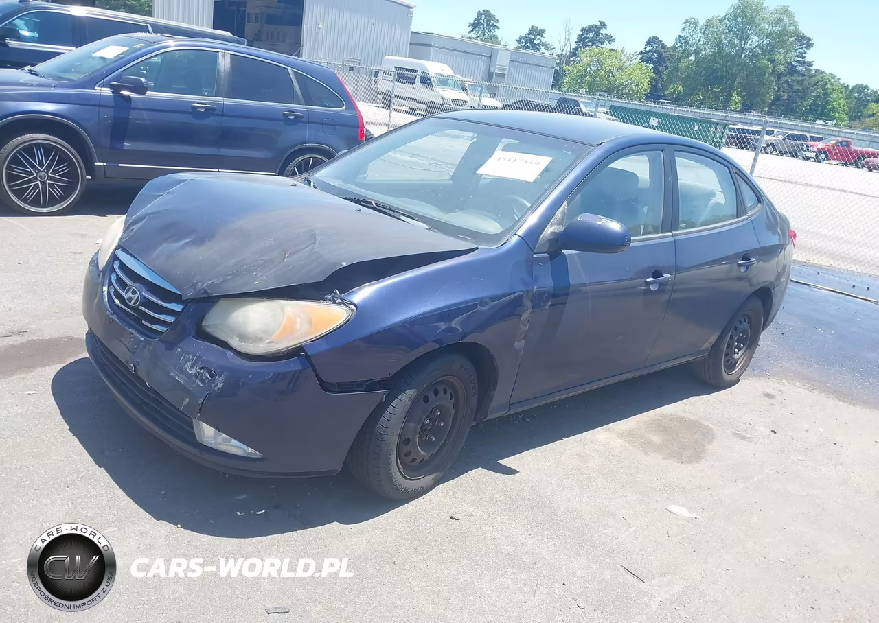 2010 Hyundai Elantra Gls VIN:KMHDU4AD2AU829897 - 2