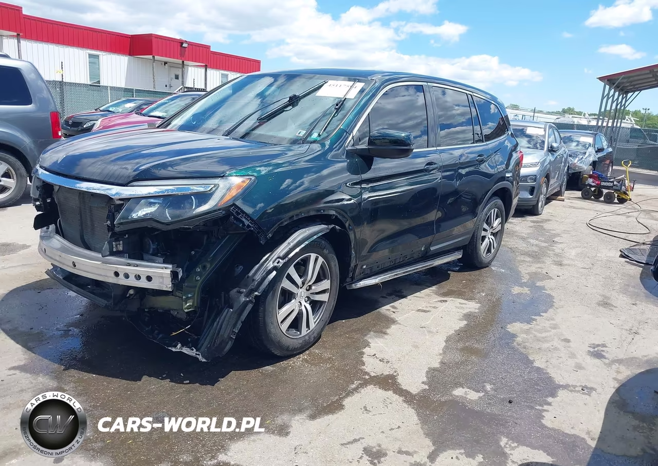 2016 Honda Pilot Ex-L VIN:5FNYF5H71GB022343 - 2