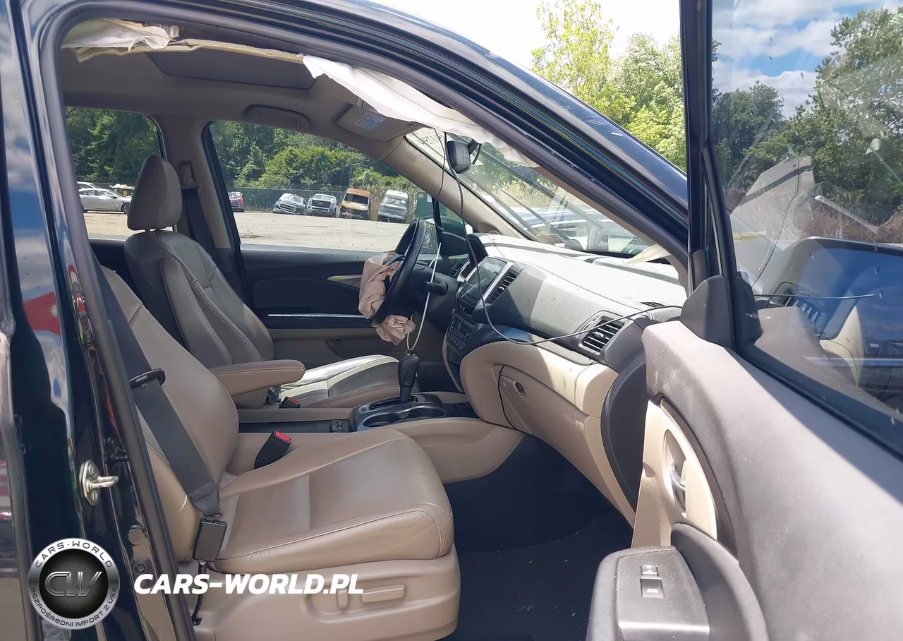 2016 Honda Pilot Ex-L VIN:5FNYF5H71GB022343 - 5