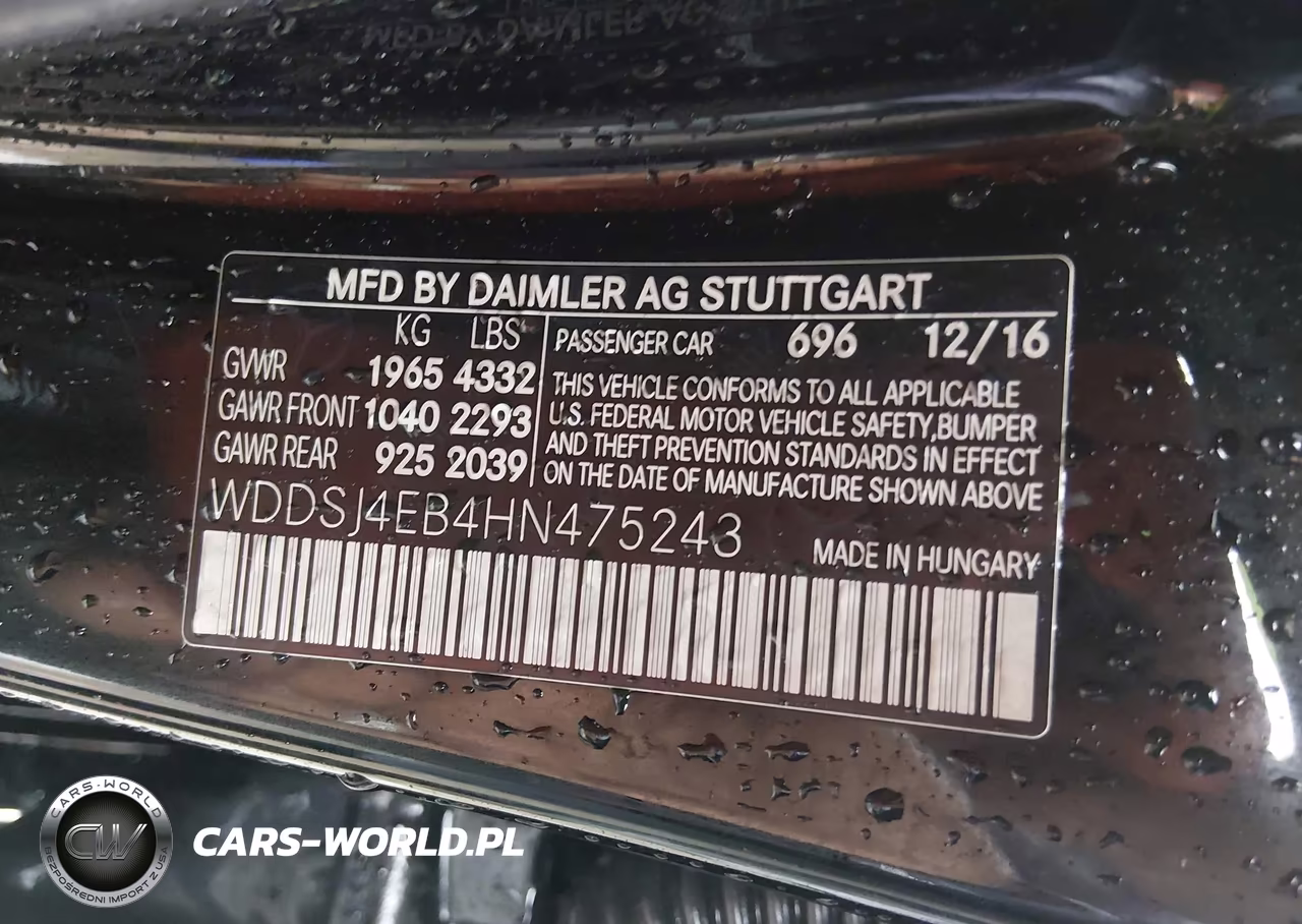 2017 Mercedes-Benz Cla 250 VIN:WDDSJ4EB4HN475243 - 9