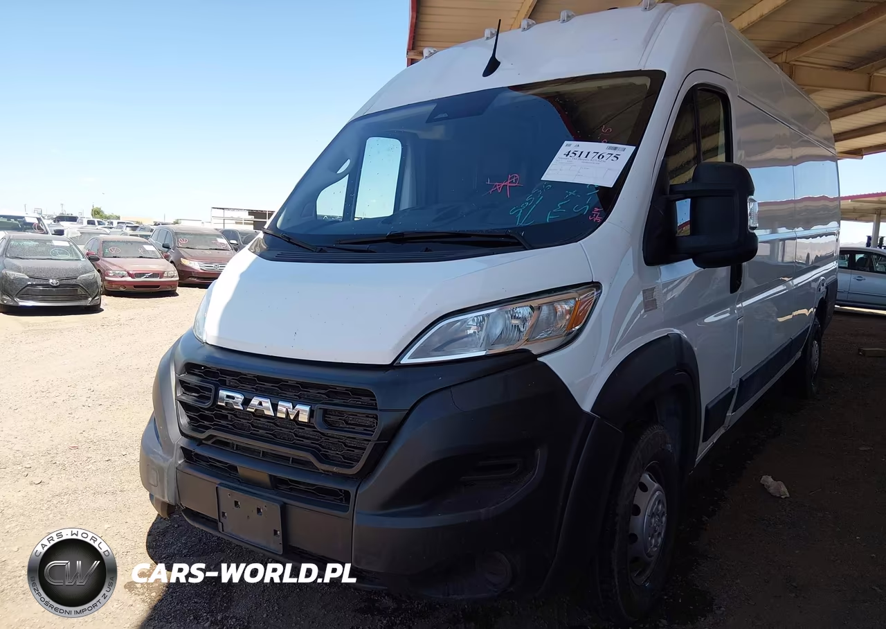 2023 Ram Promaster 3500 Cargo Van High Roof 159 Wb Ext VIN:3C6MRVJG6PE505369 - 2