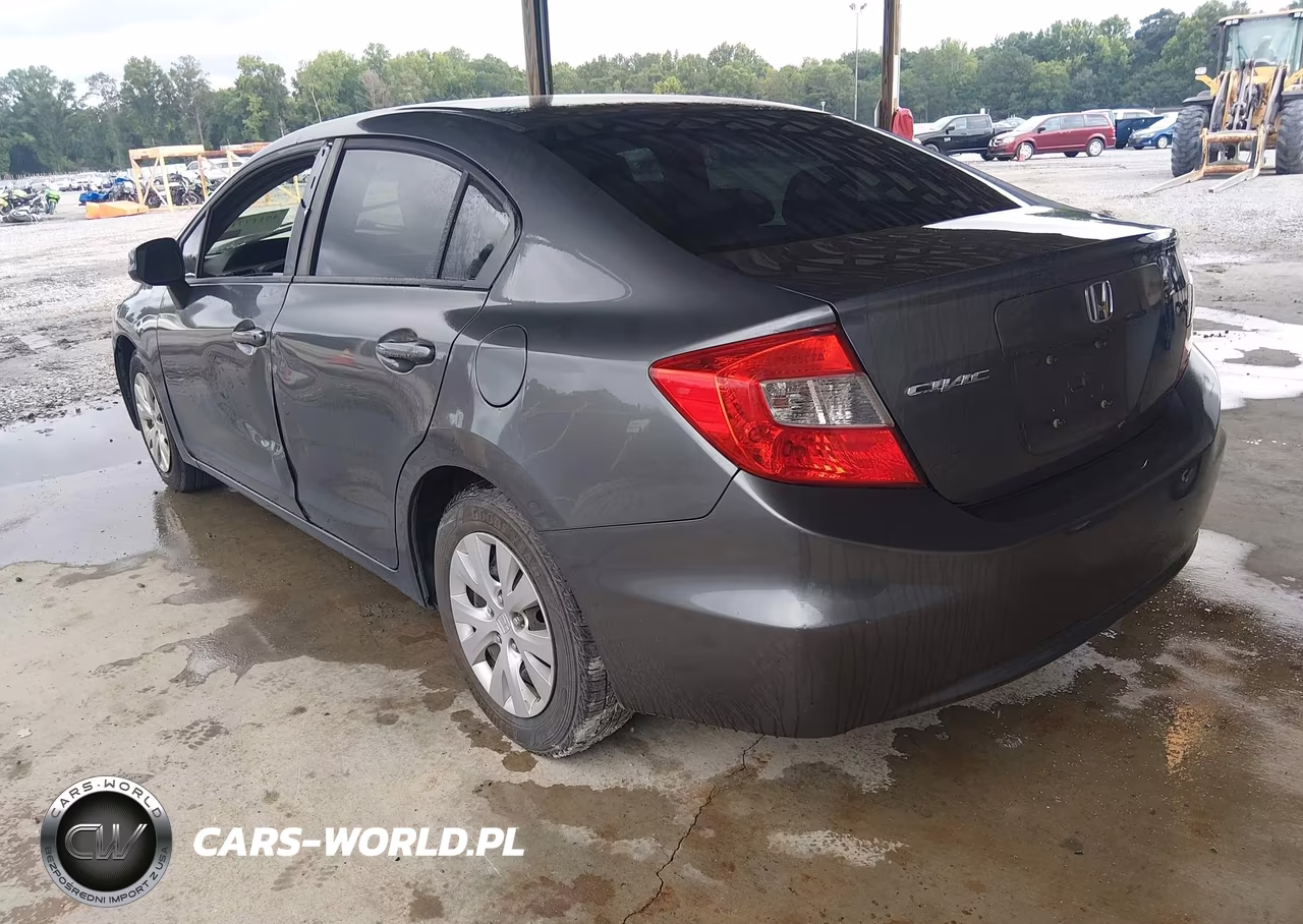 2012 Honda Civic Lx VIN:2HGFB2F54CH318577 - 3