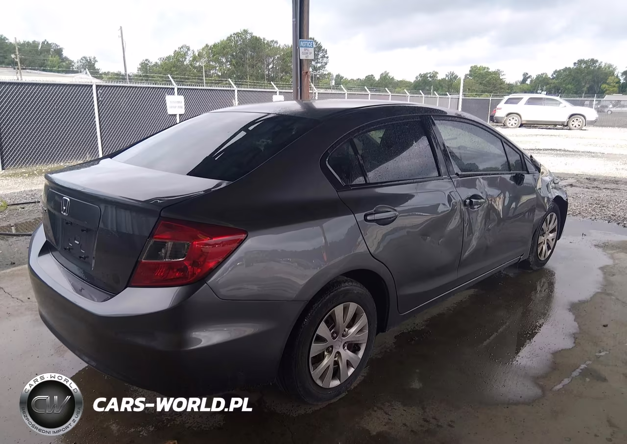 2012 Honda Civic Lx VIN:2HGFB2F54CH318577 - 4