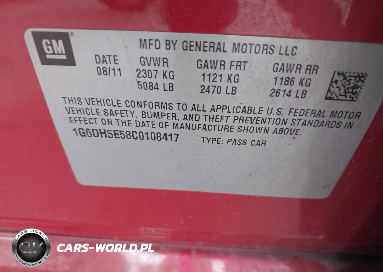 2012 Cadillac Cts Luxury VIN:1G6DH5E58C0108417 - 9