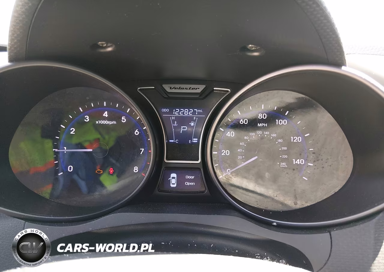 2013 Hyundai Veloster Turbo W-Blue VIN:KMHTC6AE6DU105878 - 7