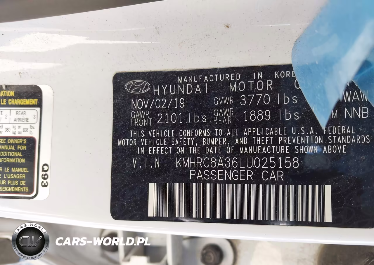2020 Hyundai Venue Sel VIN:KMHRC8A36LU025158 - 9