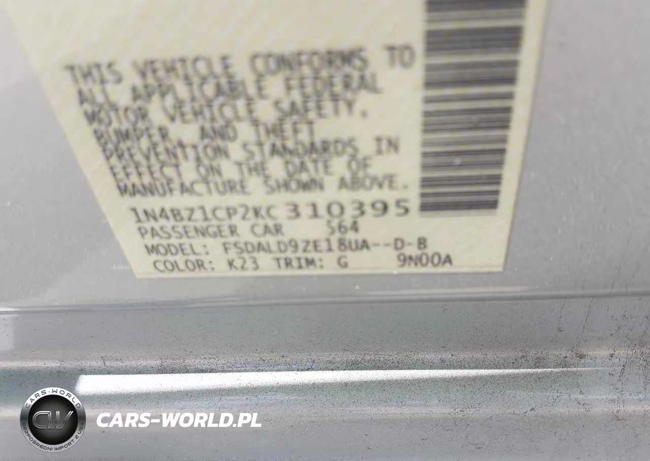2019 Nissan Leaf Sv Plus VIN:1N4BZ1CP2KC310395 - 9