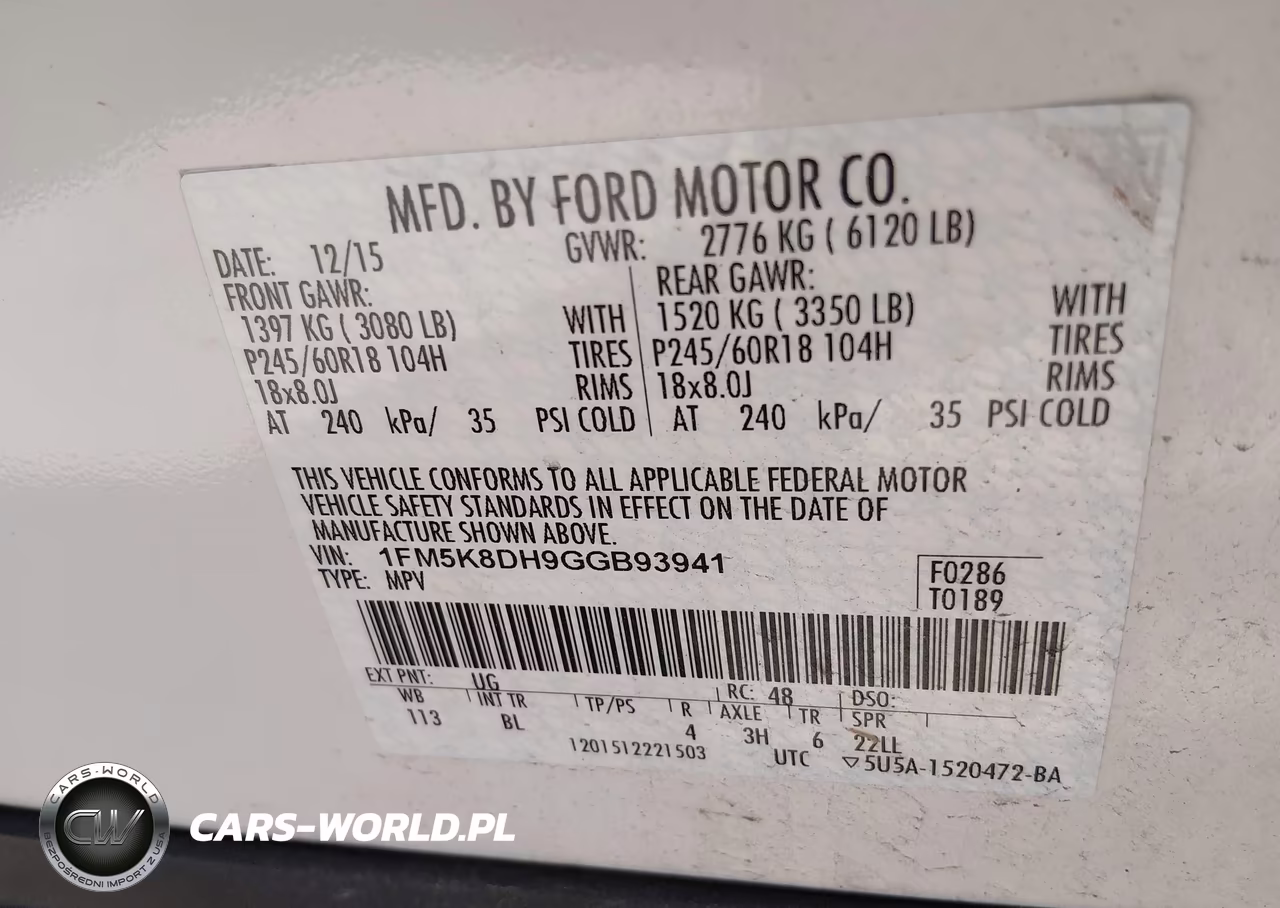 2016 Ford Explorer Xlt VIN:1FM5K8DH9GGB93941 - 9