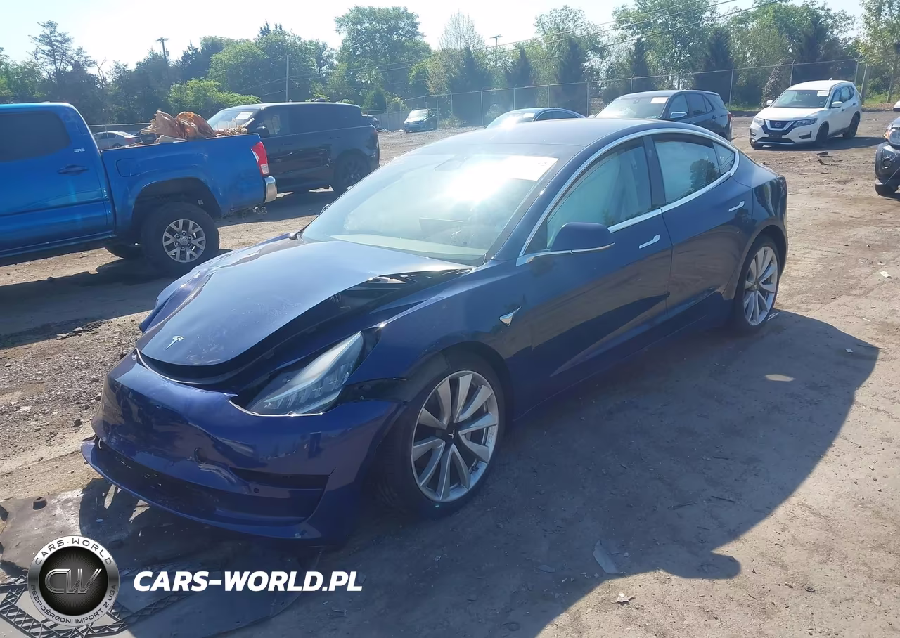 2018 Tesla Model 3 Long Range-Mid Range VIN:5YJ3E1EA4JF049730 - 2