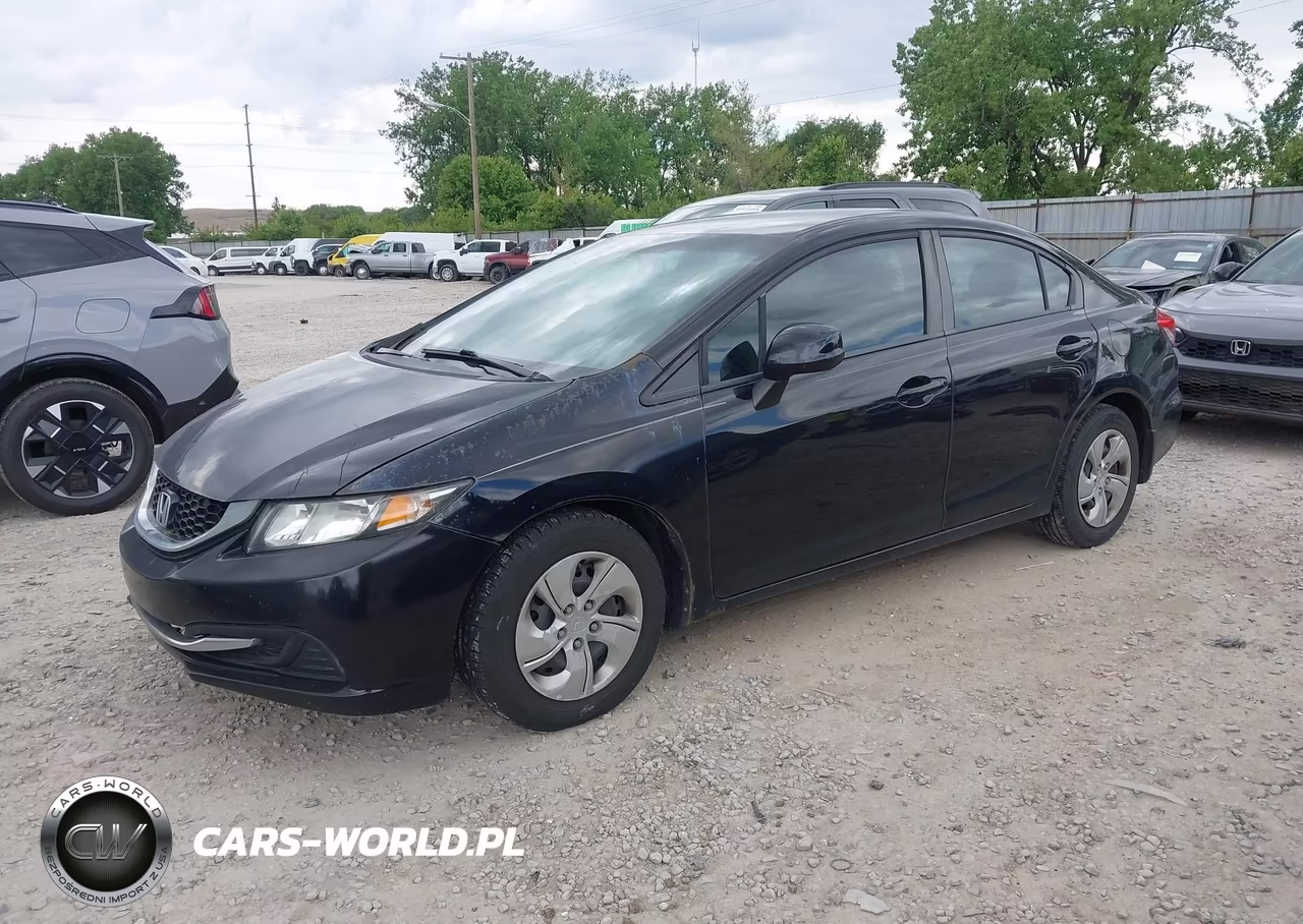 2013 Honda Civic Lx VIN:19XFB2F57DE021749 - 2